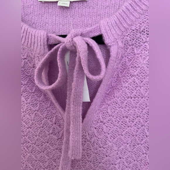 LOFT Lavender Knit Sweater - Picture 5 of 16